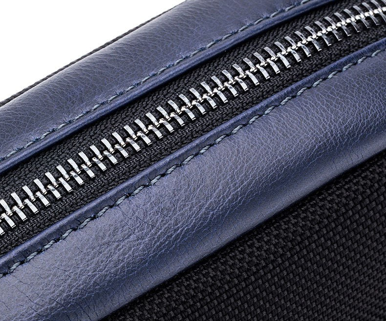 BULLCAPTAIN Designer Herren Umhängetasche Rindsleder