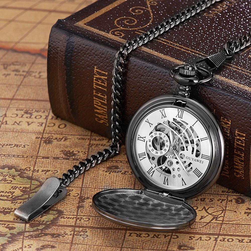Skelett Automatik Taschenuhr