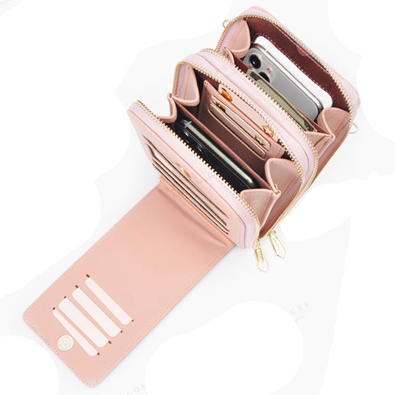 Buylor Damen Handy/Geldbeutel Umhängetasche