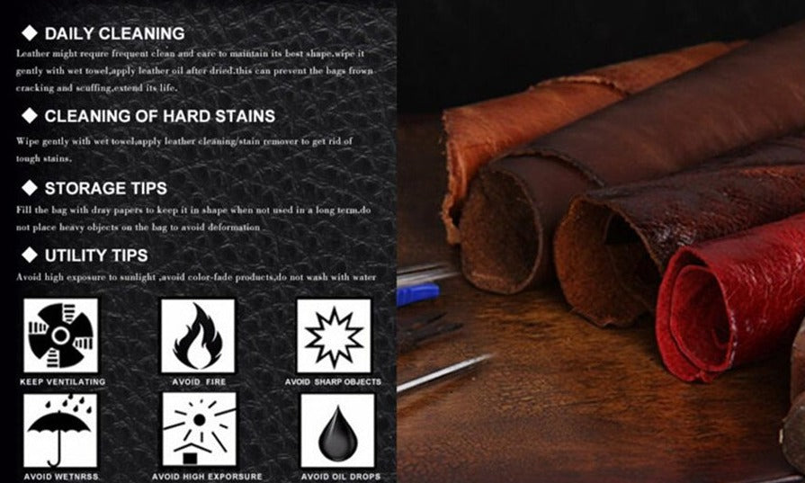 JEEP BULUO Herren Aktentasche aus hochwertigem Rinds-Spaltleder