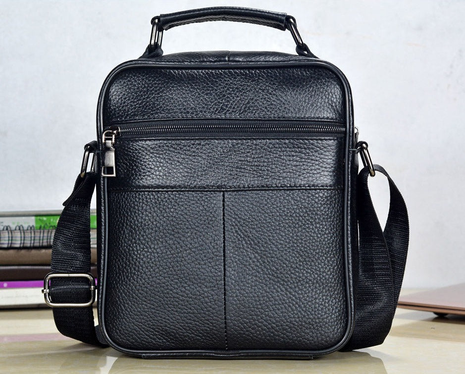 Herren Umhängetasche aus echtem Rindsleder