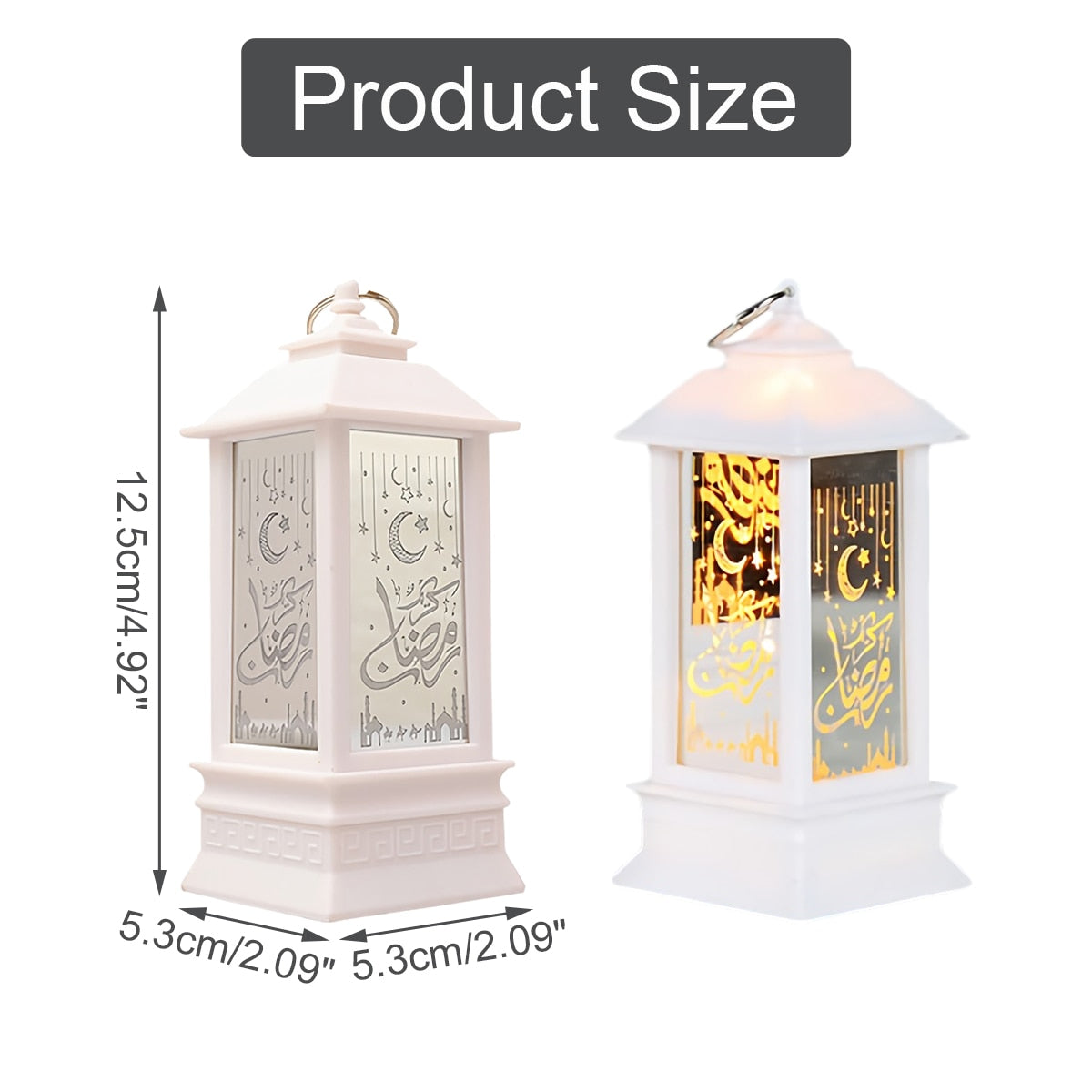 LED Laterne Eid Mubarak