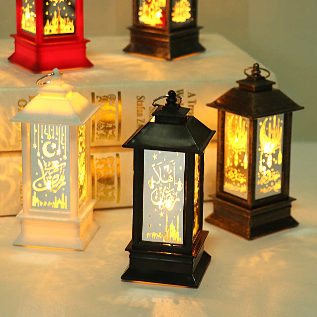 LED Laterne Eid Mubarak