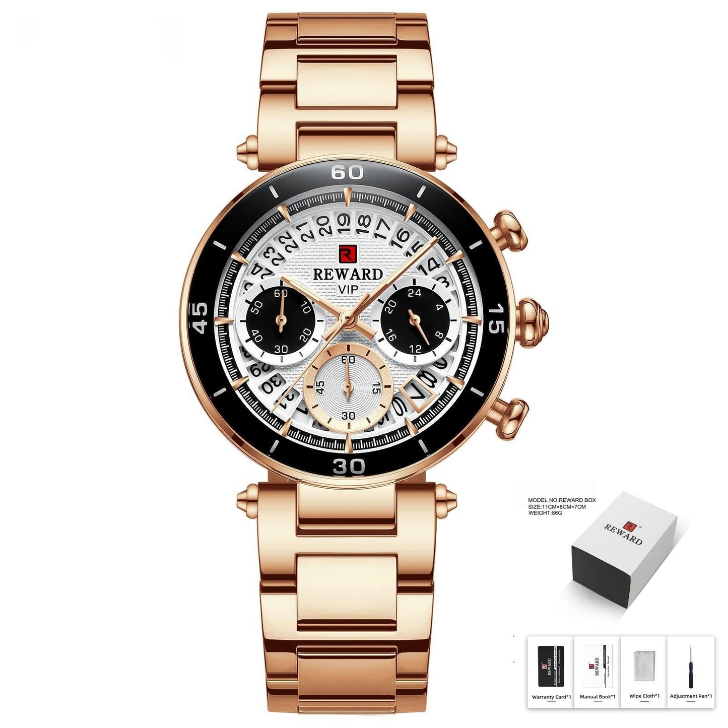 REWARD RD81018L Damen Business Chronograph 3ATM