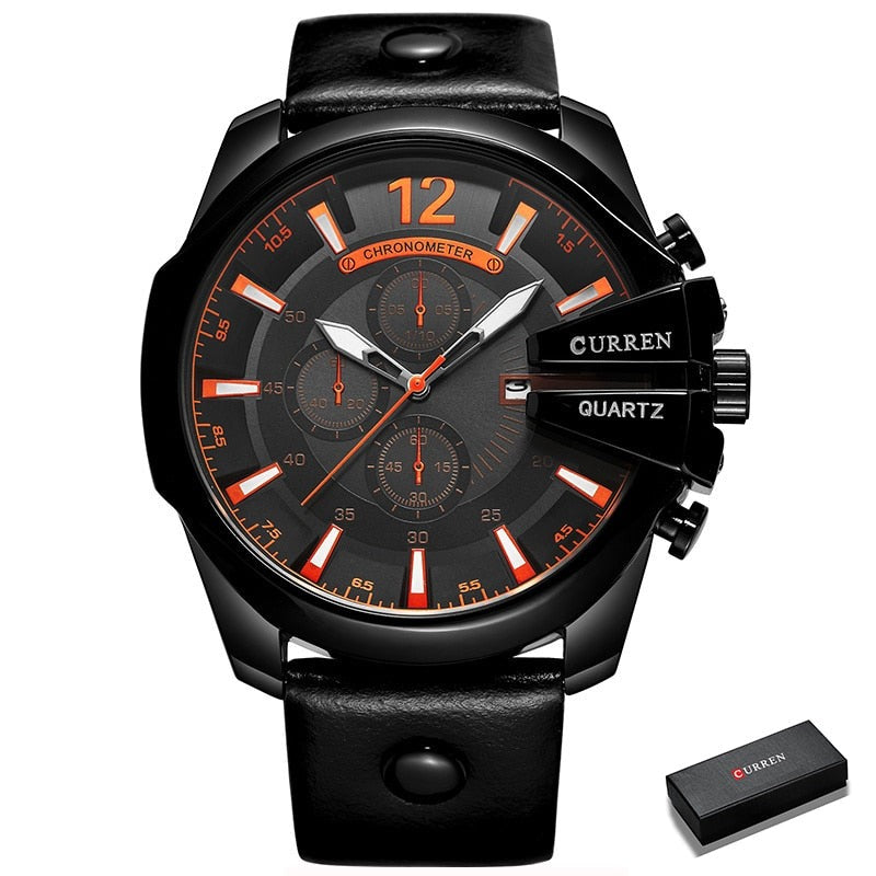 CURREN 8176 Herren Chronograph 3ATM