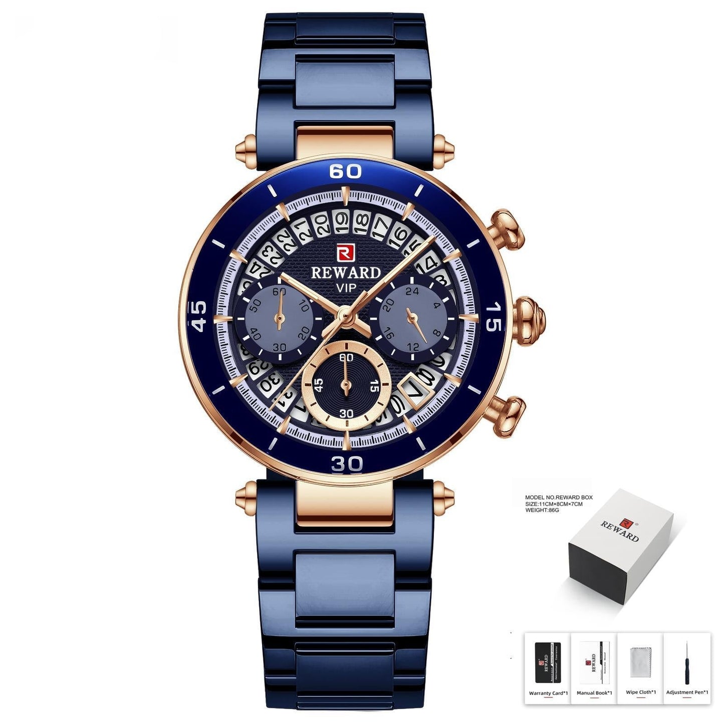 REWARD RD81018L Damen Business Chronograph 3ATM
