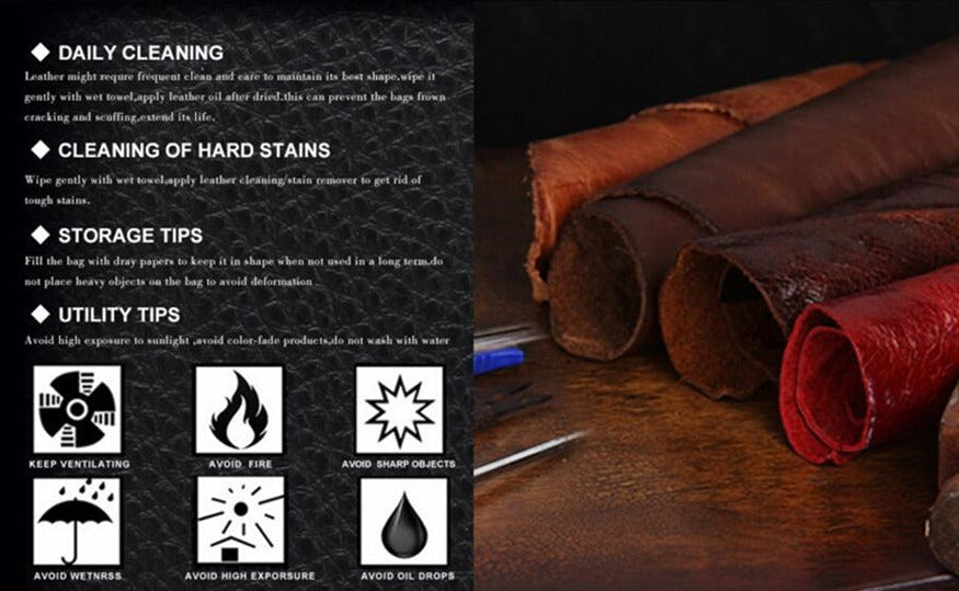 JEEP BULUO Leder Rucksack