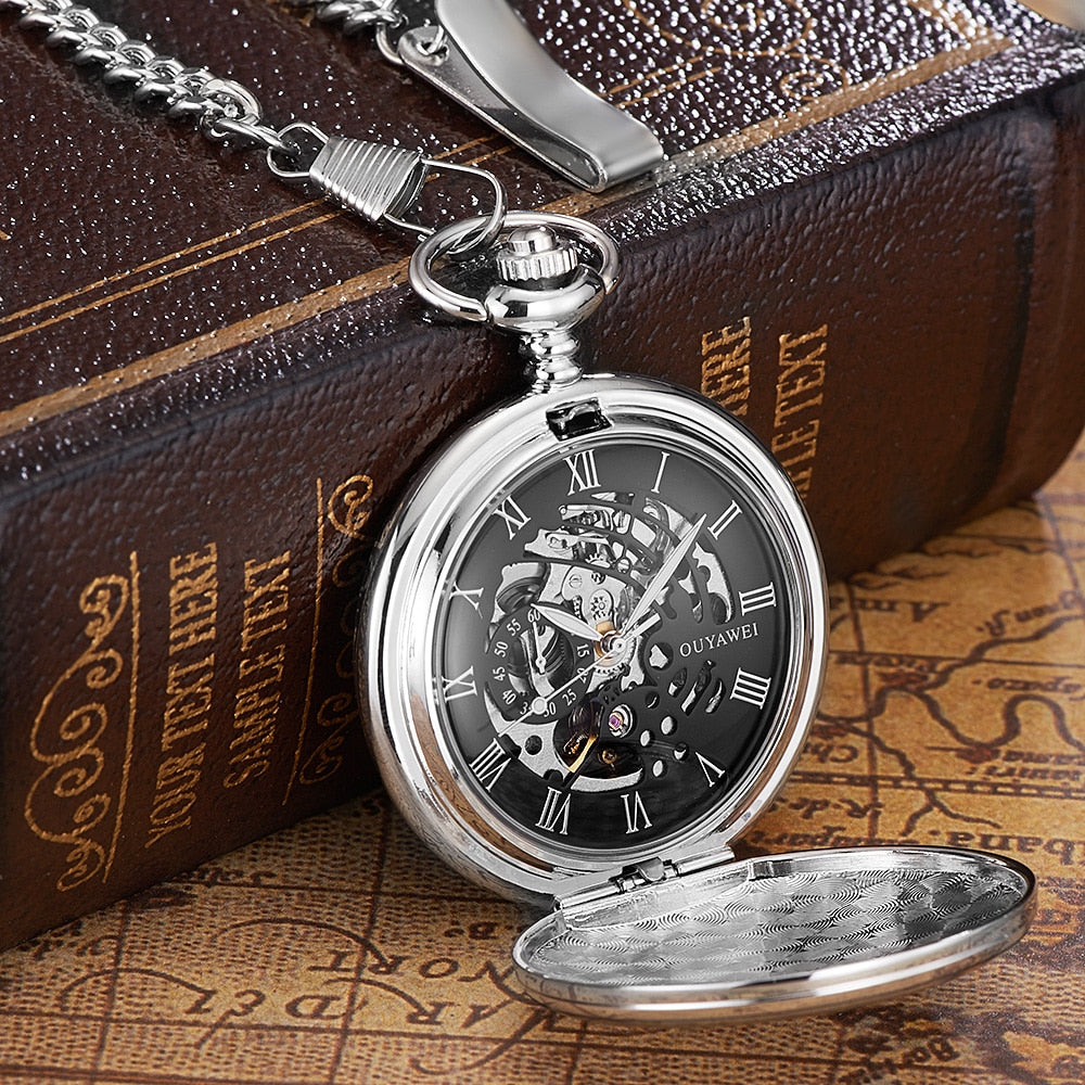 Skelett Automatik Taschenuhr