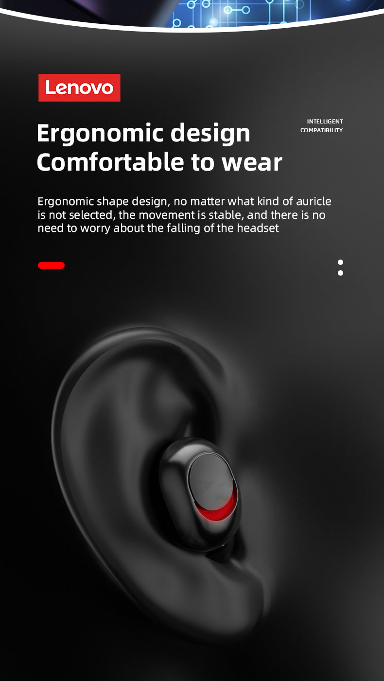 Lenovo PD1X Kopfhörer Drahtlos Bluetooth 5.0