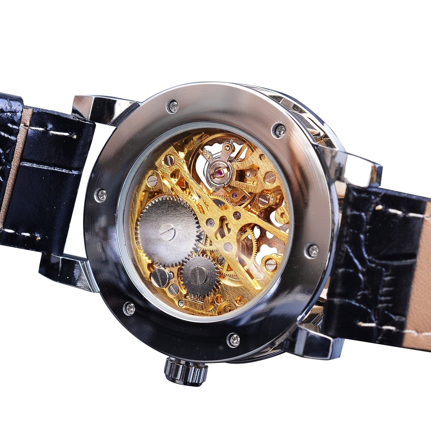 WINNER GMT1089-2 Automatik Herren Skelettuhr Glas