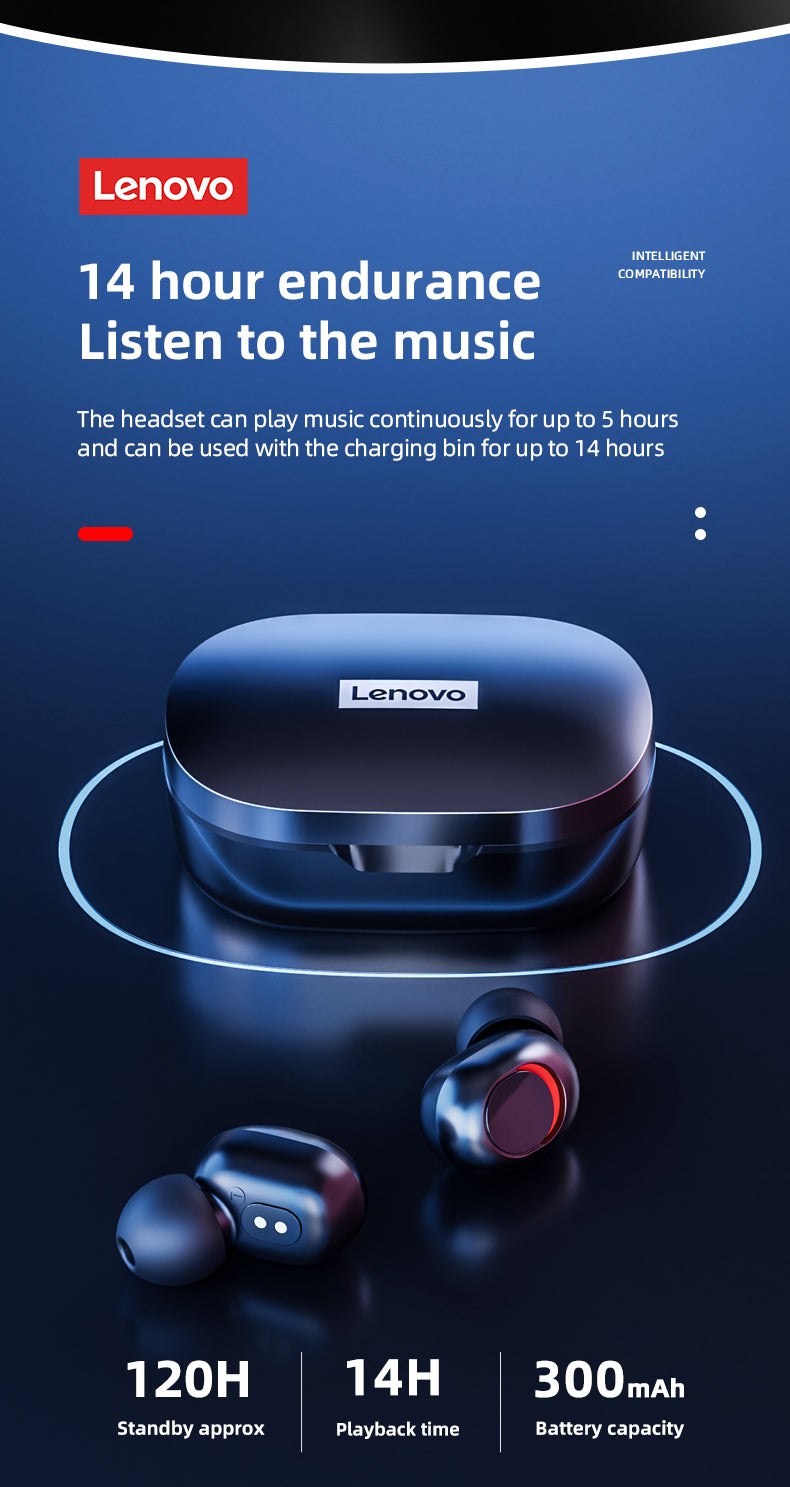 Lenovo PD1X Kopfhörer Drahtlos Bluetooth 5.0