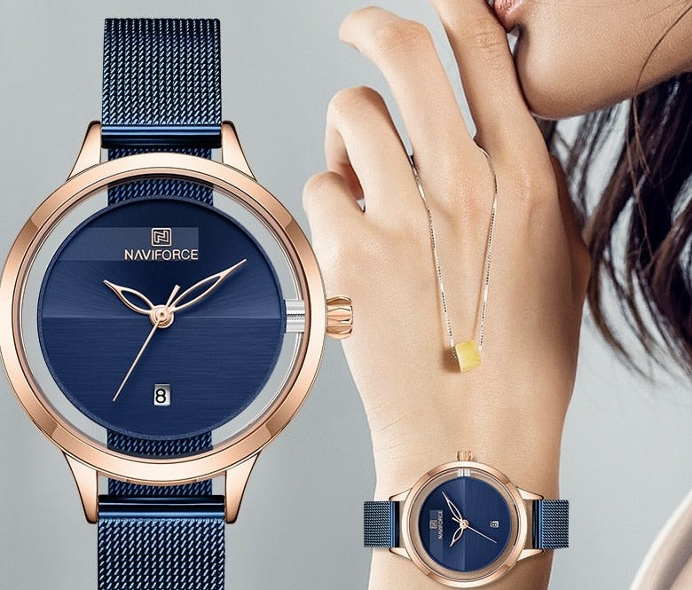 NAVIFORCE NF5014 Damen Business Analoguhr 3ATM