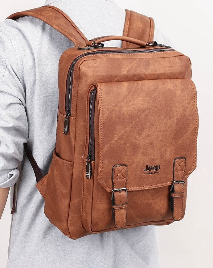 JEEP BULUO Leder Rucksack