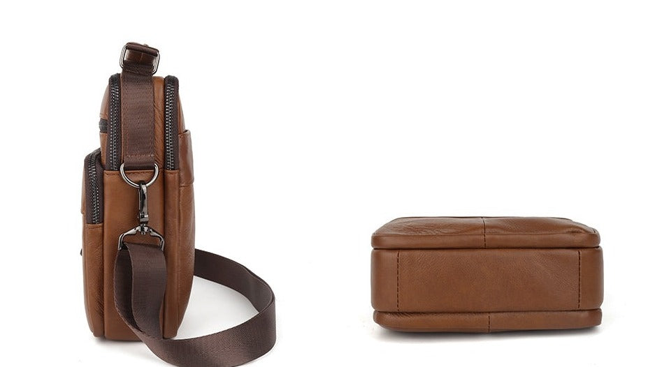 JOYIR Herren Leder Umhänge-Schultertasche