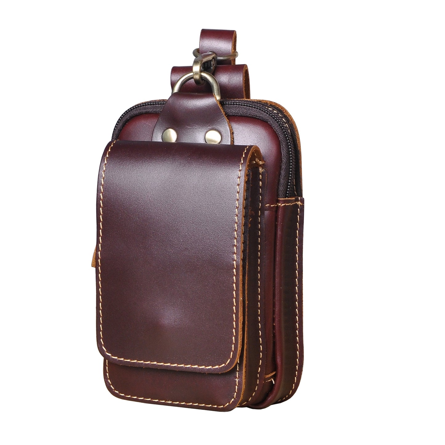 Hüft-Gürteltasche aus echtem Rindsleder
