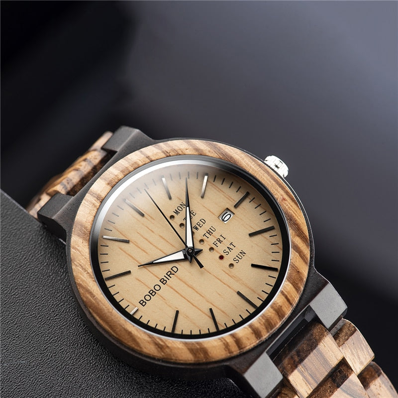 BOBO BIRD Holz Uhr Hardlex