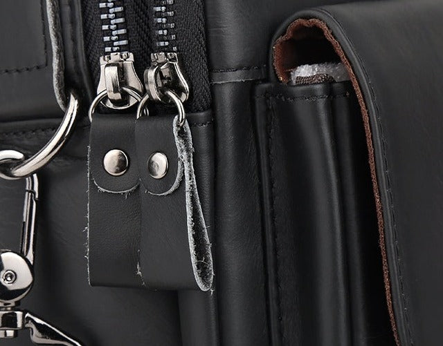 JOYIR Leder Herren Umhänge-Schultertasche