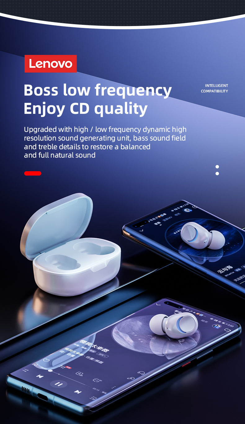 Lenovo PD1X Kopfhörer Drahtlos Bluetooth 5.0