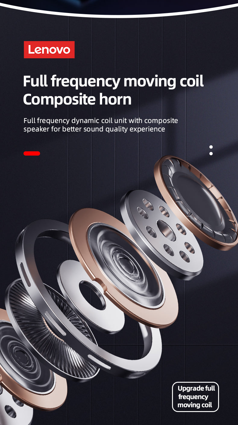 Lenovo PD1X Kopfhörer Drahtlos Bluetooth 5.0