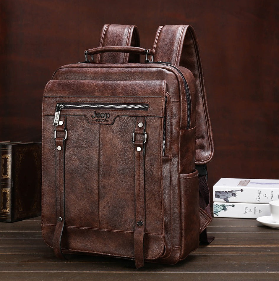 JEEP BULUO Leder Rucksack