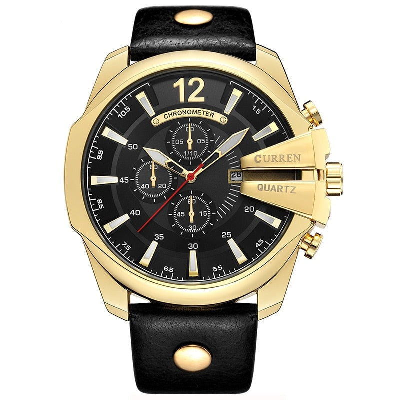 CURREN 8176 Herren Chronograph 3ATM
