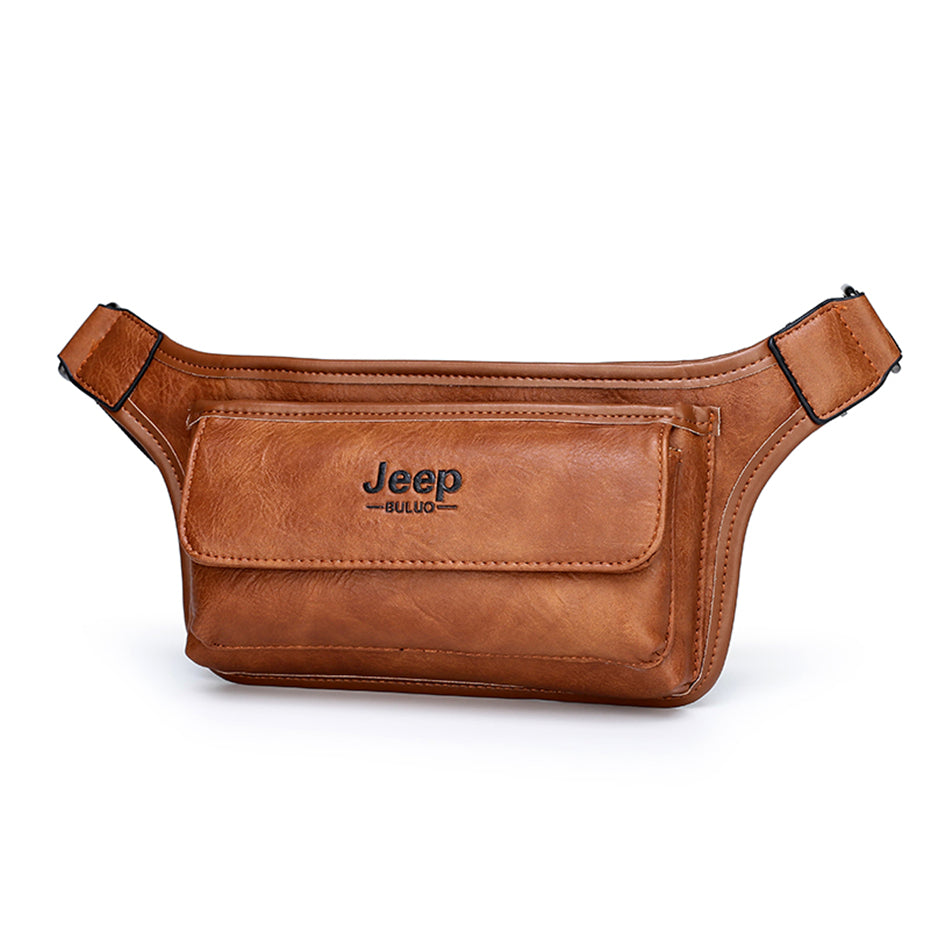 JEEP BULUO Herren Bauchtasche Spaltleder