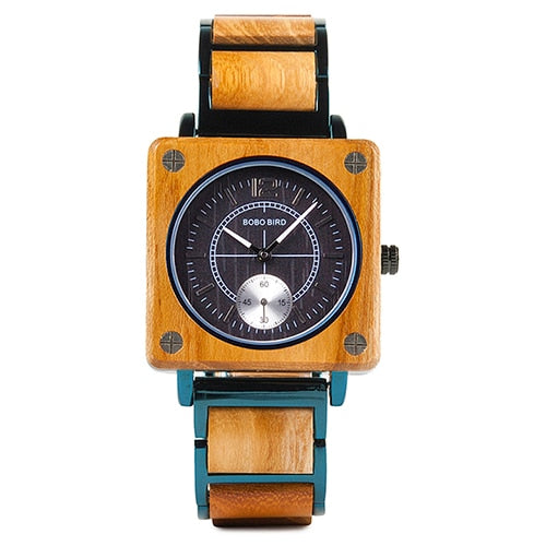 BOBO BIRD Holzuhr Unisex 3ATM handgefertigt