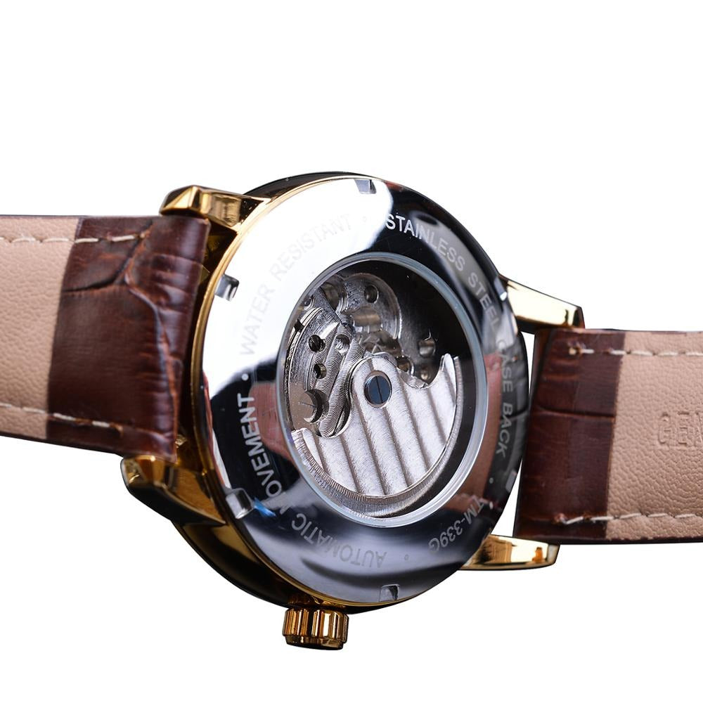 Forsining GMT1150-5 Automatik Herrenuhr 3BAR Glas