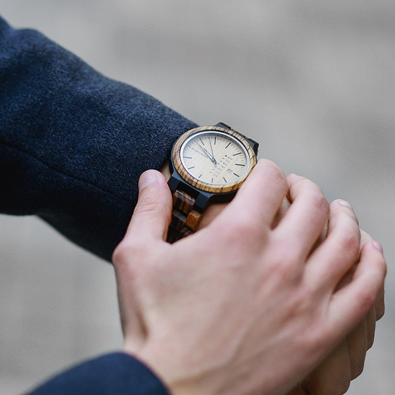 BOBO BIRD Holz Uhr Hardlex