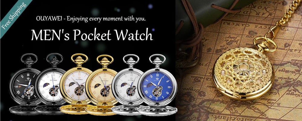 Skelett Automatik Taschenuhr
