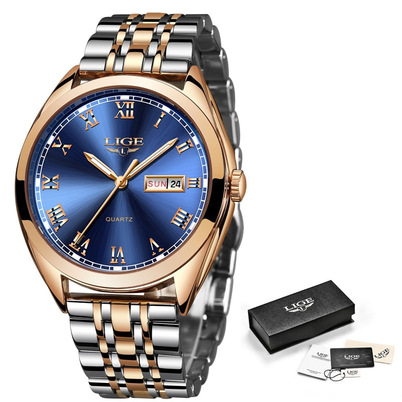 LIGE 9904 Damen Business Uhr 3ATM