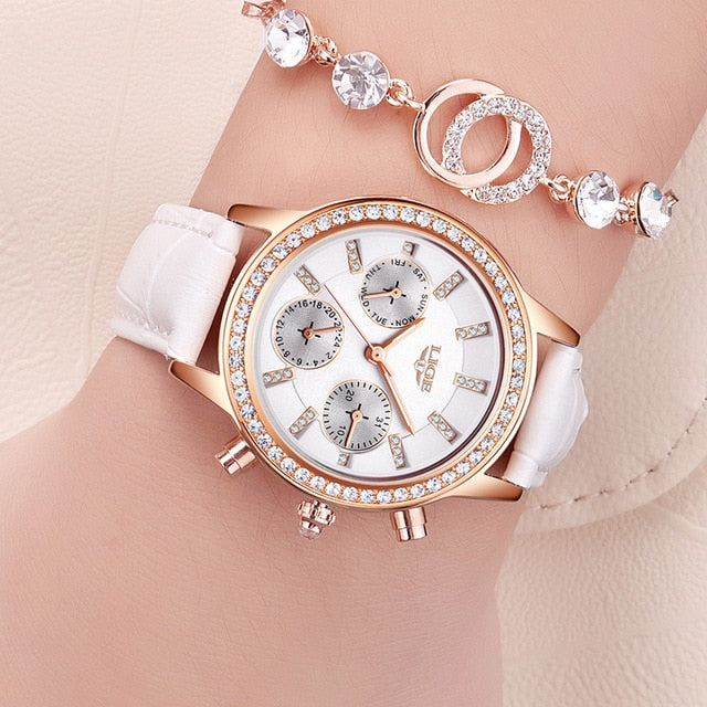 LIGE 9812 Damen Business Chronograph 3ATM