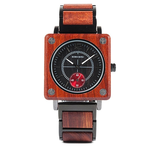BOBO BIRD Holzuhr Unisex 3ATM handgefertigt