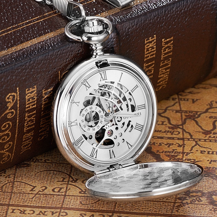 Skelett Automatik Taschenuhr