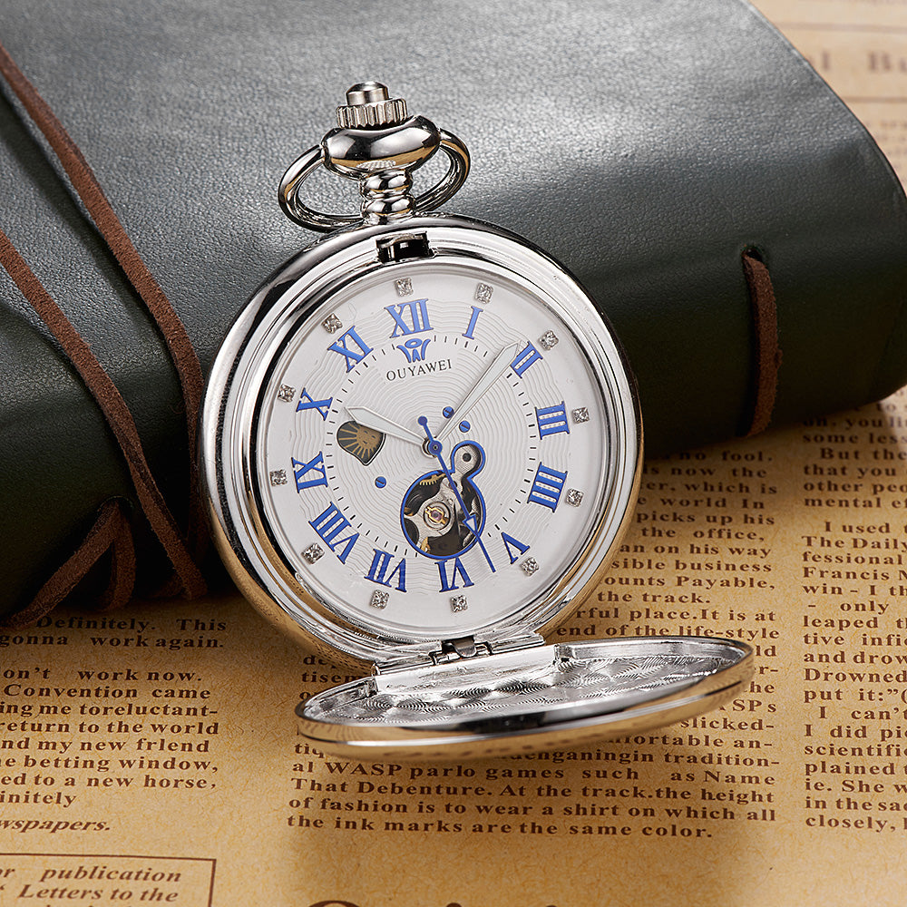 Skelett Automatik Taschenuhr