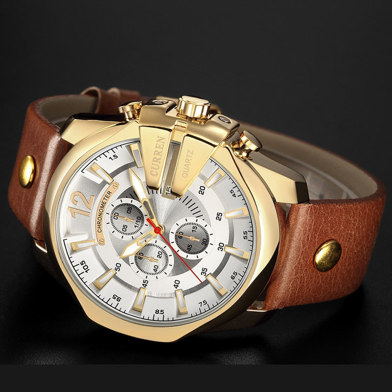CURREN 8176 Herren Chronograph 3ATM