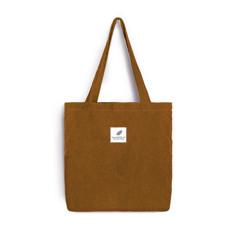 Buylor Damen Cord Schultertasche