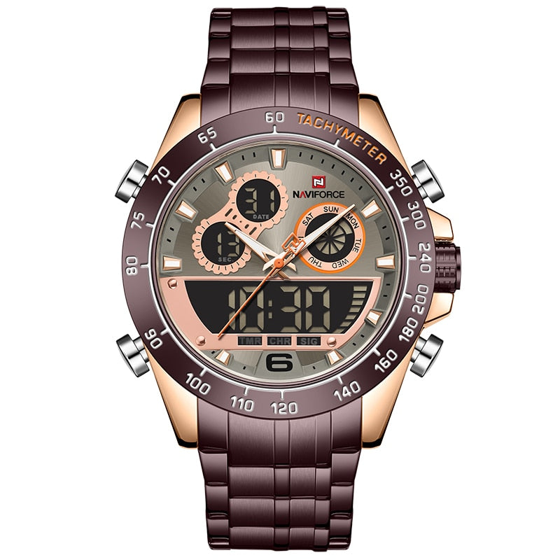 NAVIFORCE NF9188 Herren Sport-Chronograph 3BAR