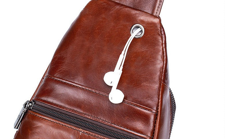 BULLCAPTAIN Umhängetasche Echtleder