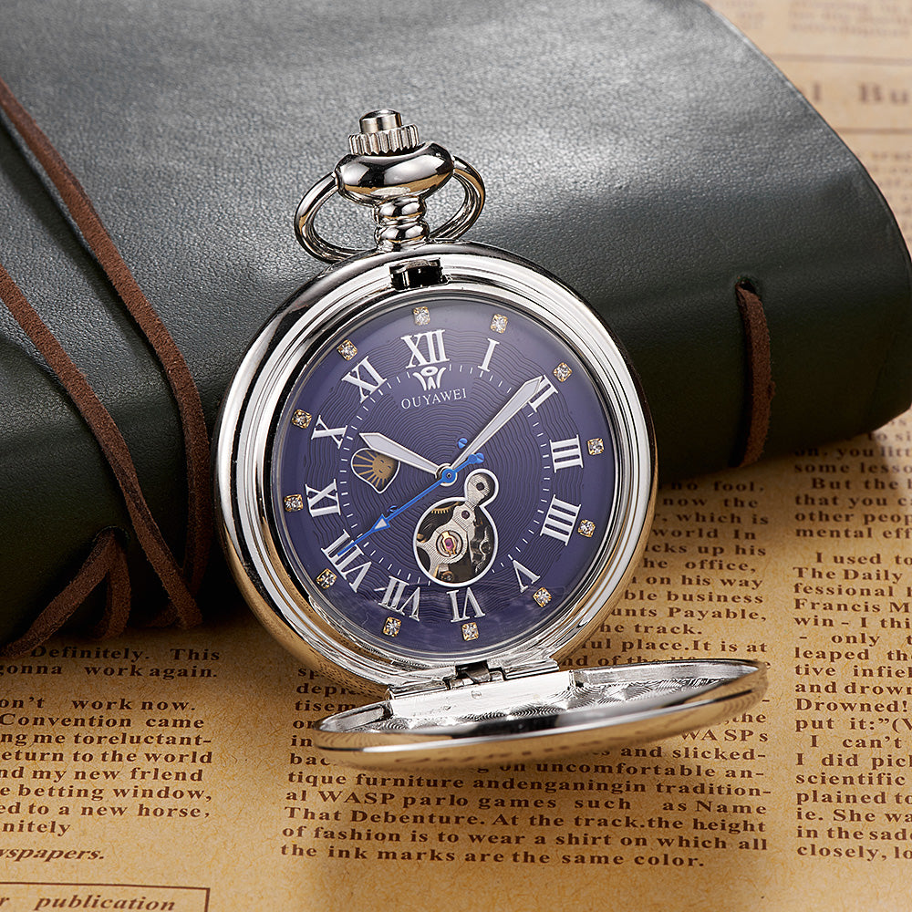 Skelett Automatik Taschenuhr