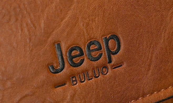 JEEP BULUO Herren Aktentasche aus hochwertigem Rindsspaltleder