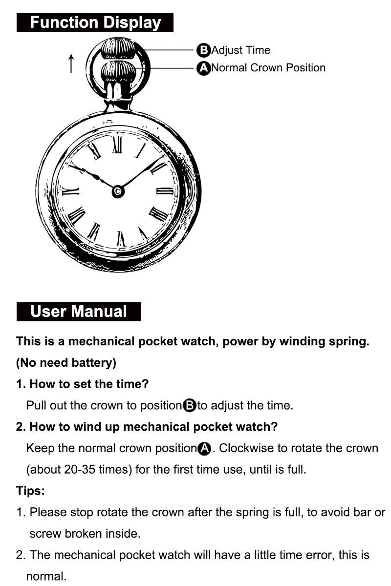 Skelett Automatik Taschenuhr