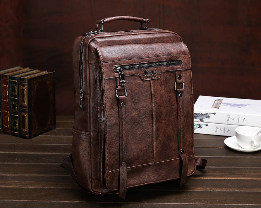 JEEP BULUO Leder Rucksack