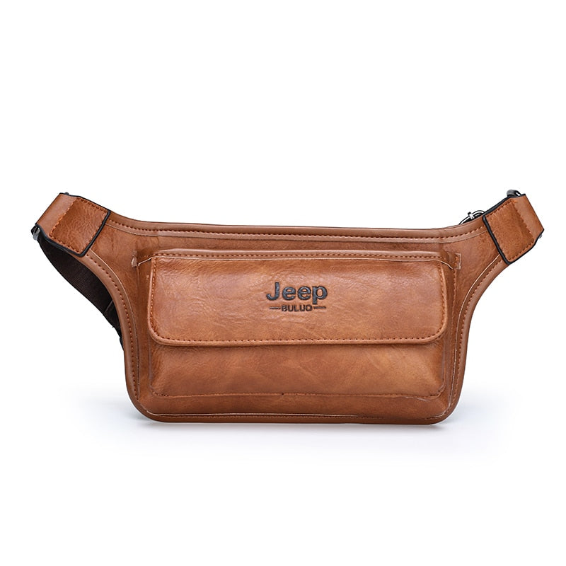JEEP BULUO Herren Bauchtasche Spaltleder