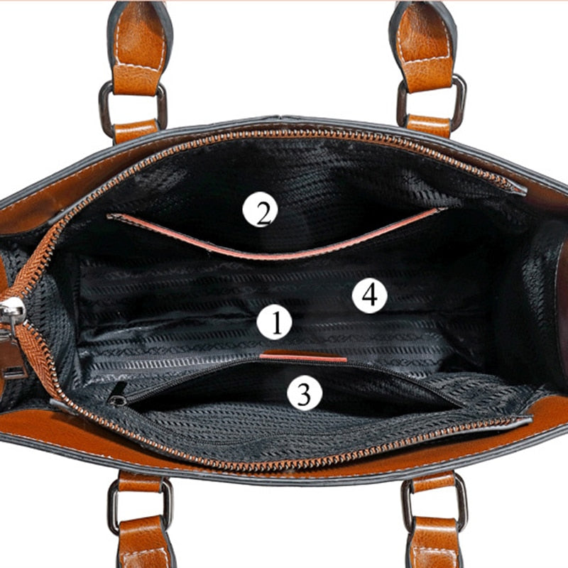 Damen Handtasche Echtleder
