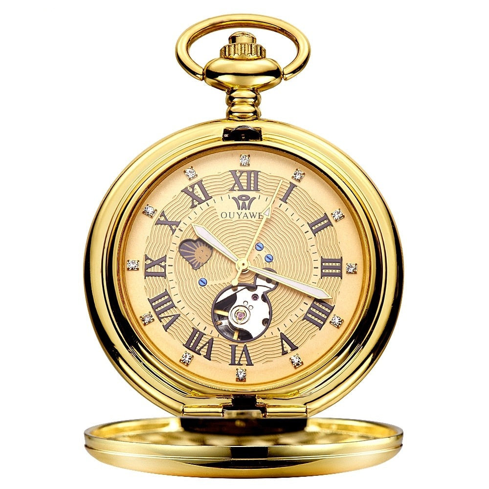 Skelett Automatik Taschenuhr