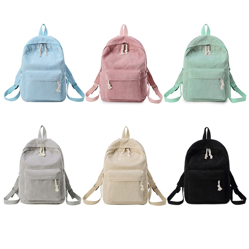Buylor Damen Cord Rucksack