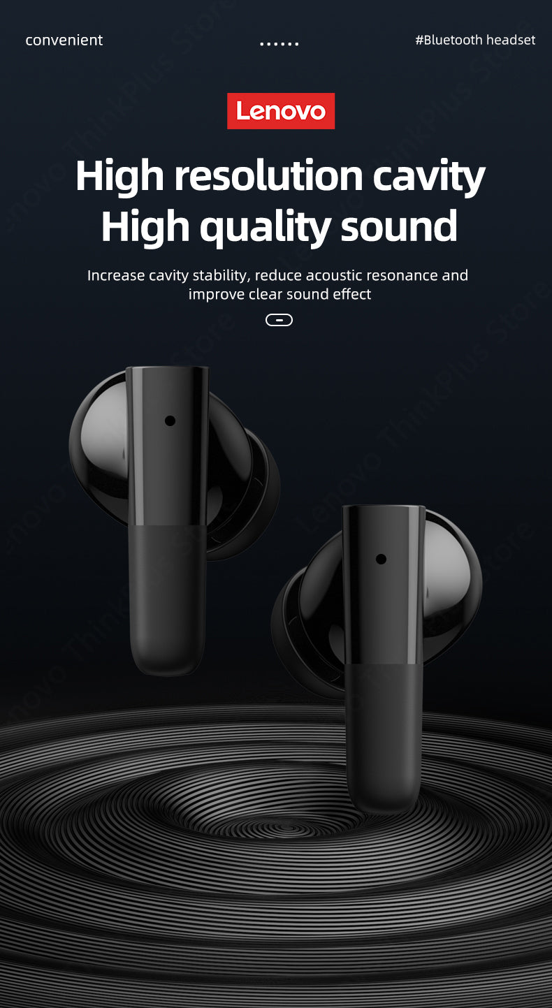 Lenovo LP3 kabellose Kopfhörer TWS Bluetooth 5.2 Sportkopfhörer HD-Anruf mit Mikrofon-Headset Stereo-HIFI
