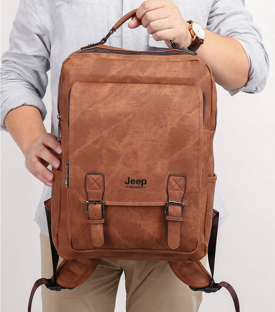 JEEP BULUO Leder Rucksack
