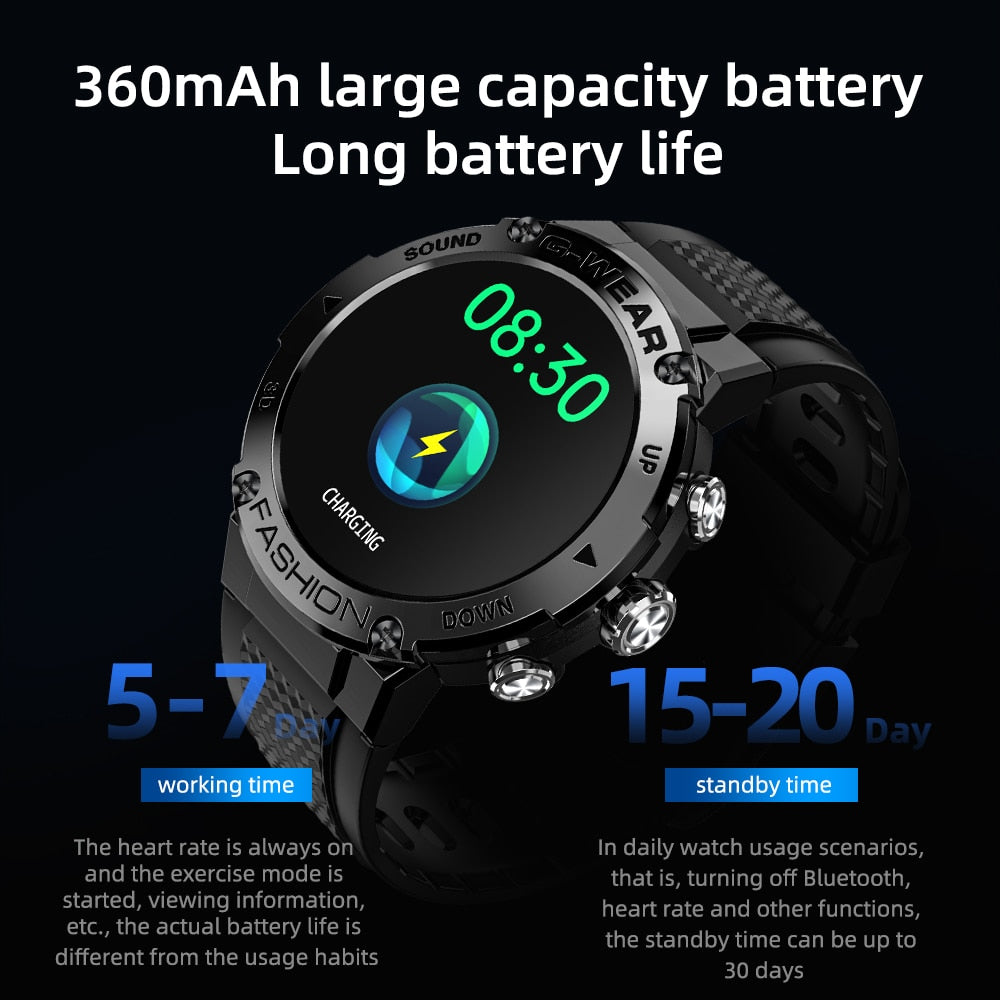 LOKMAT ATTACK 5 Sport Smart Watch Touchscreen Bluetooth
